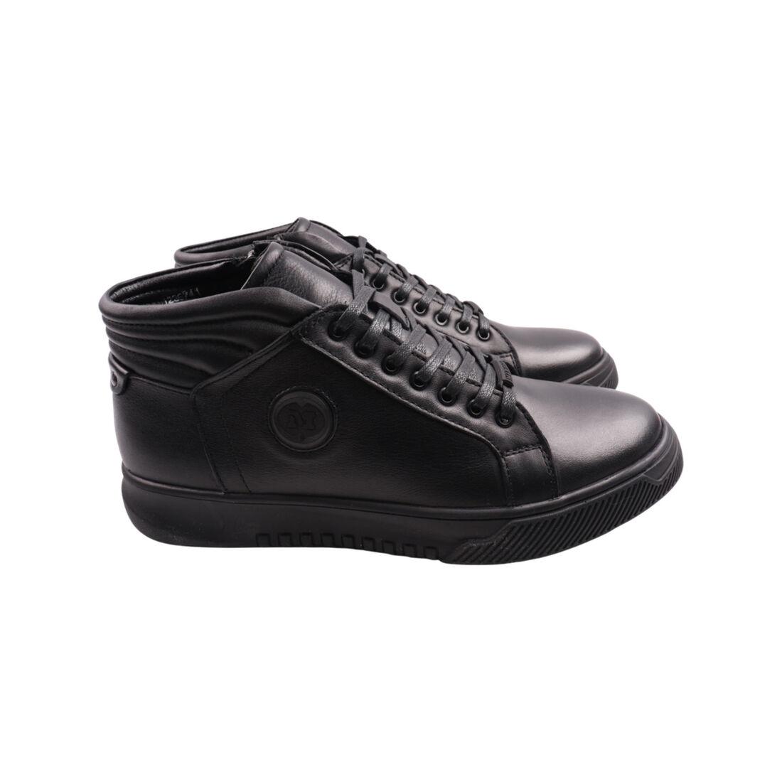 Черевики чоловічі Marion чорні натуральна шкіра, 40, фото 1