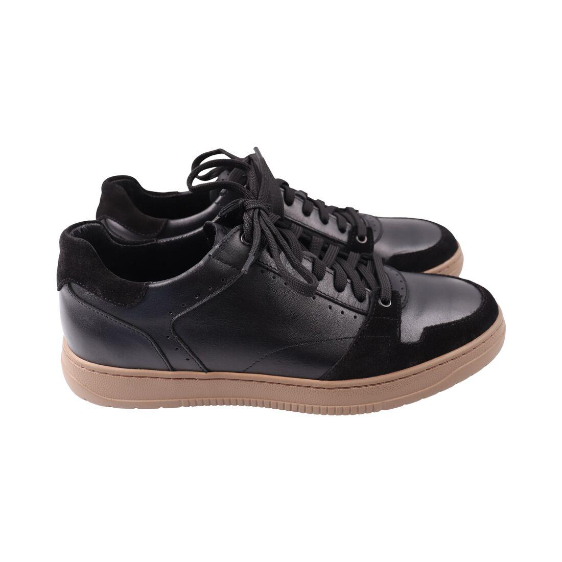 Кеди чоловічі Vadrus чорні натуральна шкіра, 43, фото 1