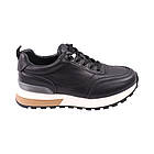 Кросівки жіночі Li Fexpert чорні натуральна шкіра, 39, фото 3