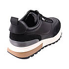 Кросівки жіночі Li Fexpert чорні натуральна шкіра, 39, фото 4