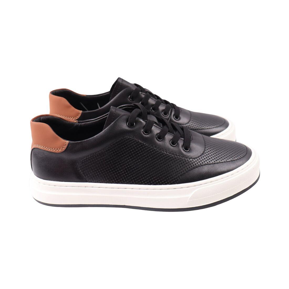 Кеди чоловічі Li Fexpert чорні натуральна шкіра, 44, фото 1