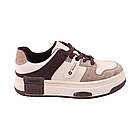 Кеди жіночі Melanda молочні натуральна шкіра, 42, фото 3