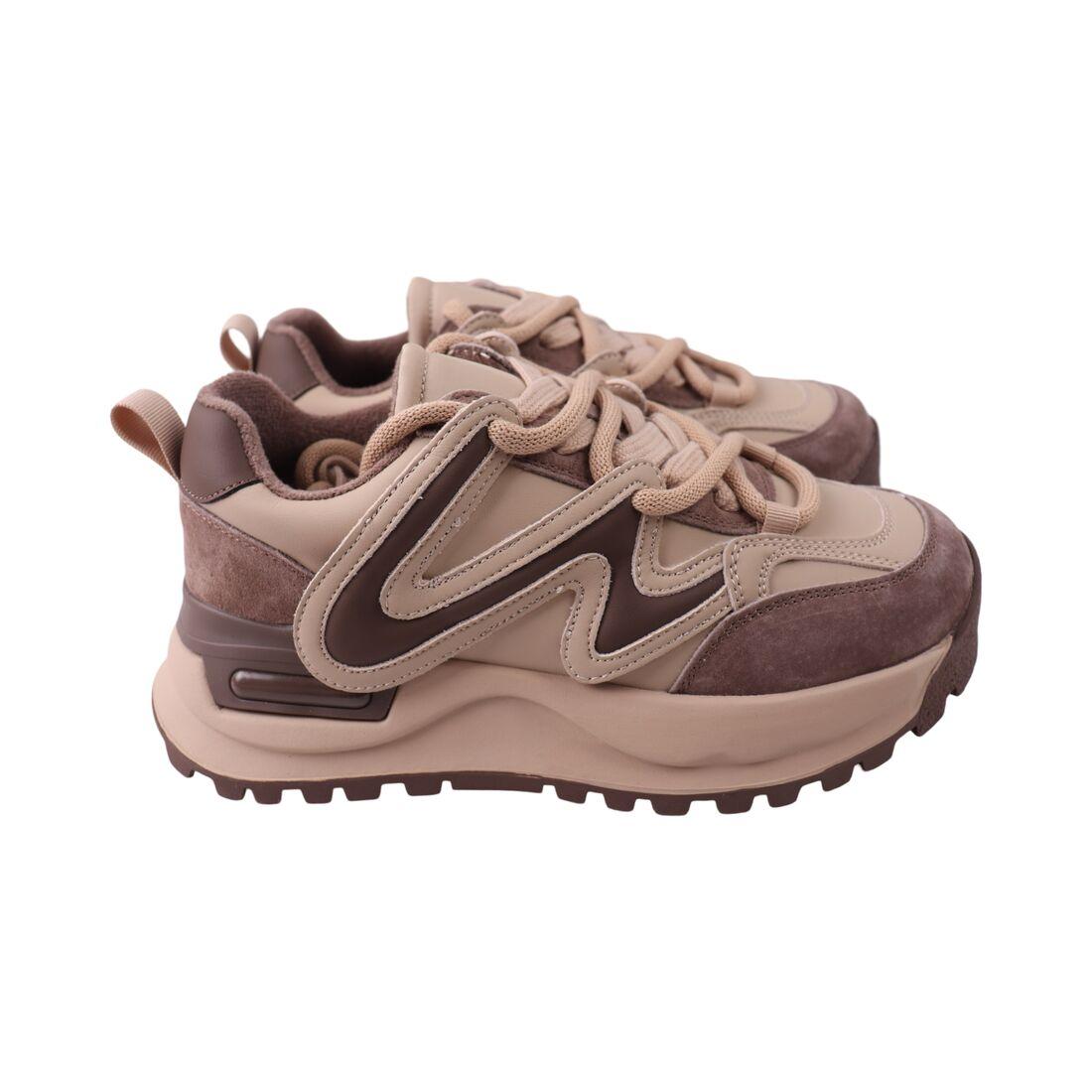 Кросівки жіночі Melanda капучіно натуральна шкіра, 40, фото 1