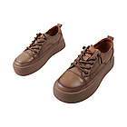 Кеди жіночі Berisstini капучіно натуральна шкіра, 36, фото 5