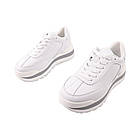 Кросівки жіночі Gifanni білі натуральна шкіра, 40, фото 5