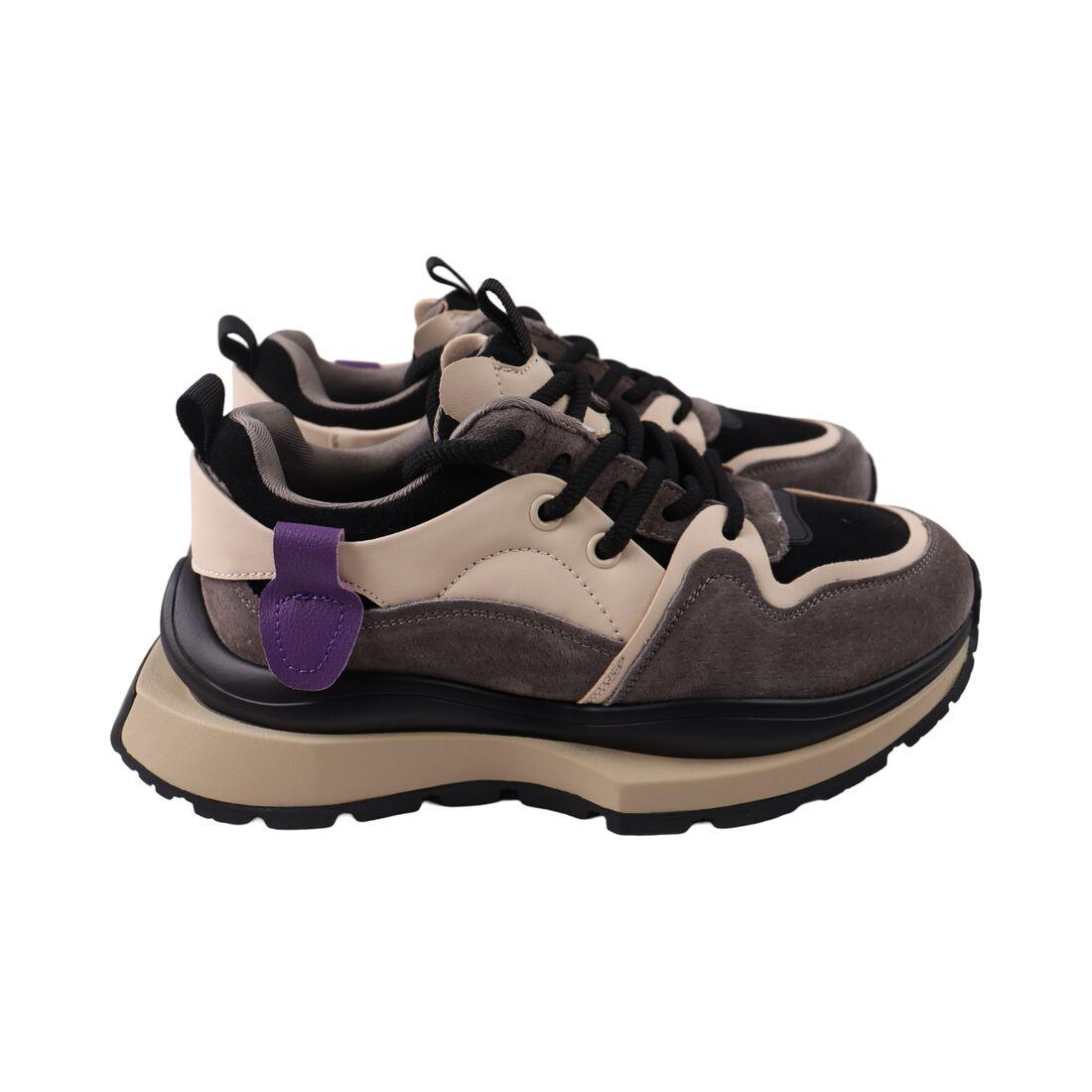 Кросівки жіночі Li Fexpert сірі натуральна замша, 37, фото 1