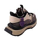 Кросівки жіночі Li Fexpert сірі натуральна замша, 37, фото 4