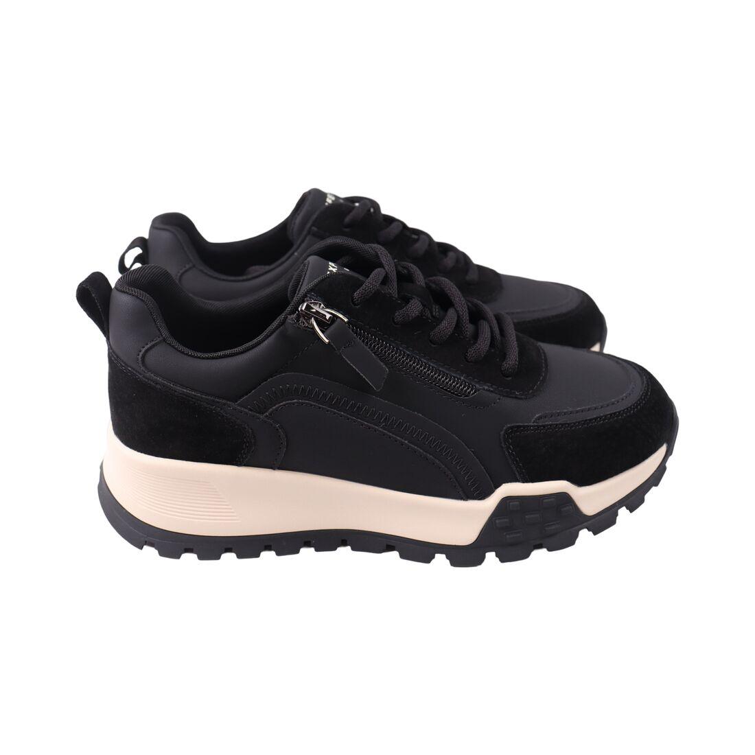 Кросівки жіночі Li Fexpert чорні натуральна шкіра, 40, фото 1