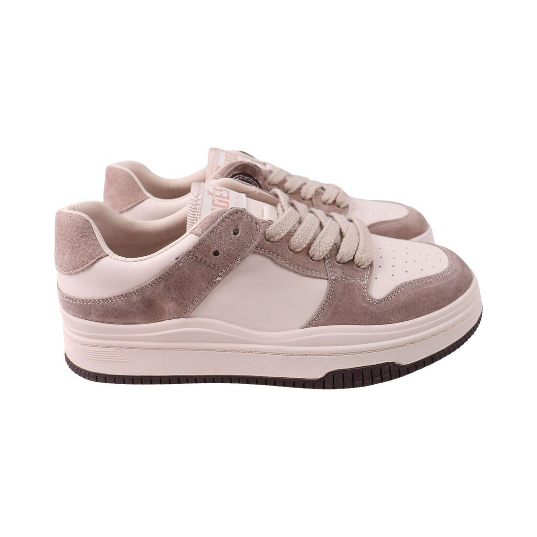 Кеди жіночі Farinni молочні натуральна шкіра, 41, фото 1