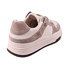 Кеди жіночі Farinni молочні натуральна шкіра, 41, фото 4