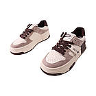 Кеди жіночі Farinni молочні натуральна шкіра, 43, фото 5