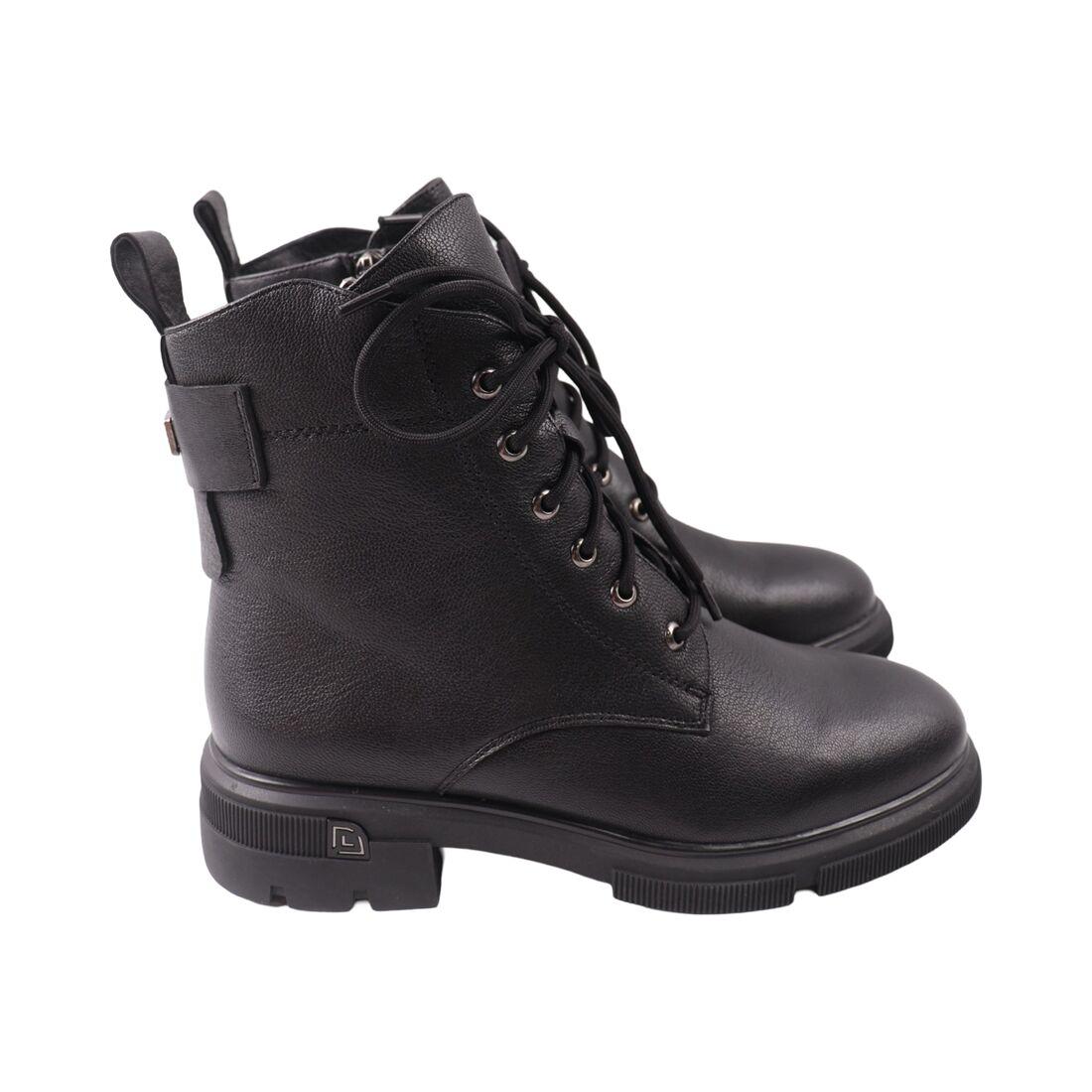 Черевики жіночі Molka чорні натуральна шкіра, 39, фото 1