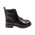 Черевики жіночі Geronea чорні натуральна шкіра, 40, фото 3