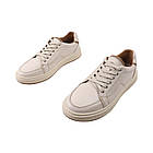 Кеди чоловічі Konors молочні натуральна шкіра, 44, фото 5