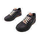 Кросівки чоловічі Konors чорні натуральна шкіра, 43, фото 4