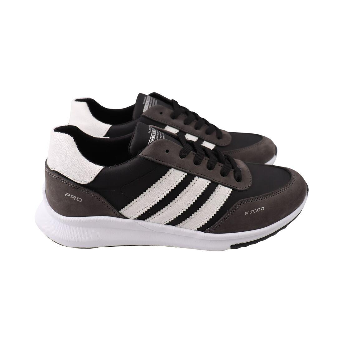 Кросівки чоловічі Konors чорні натуральна шкіра, 44, фото 1