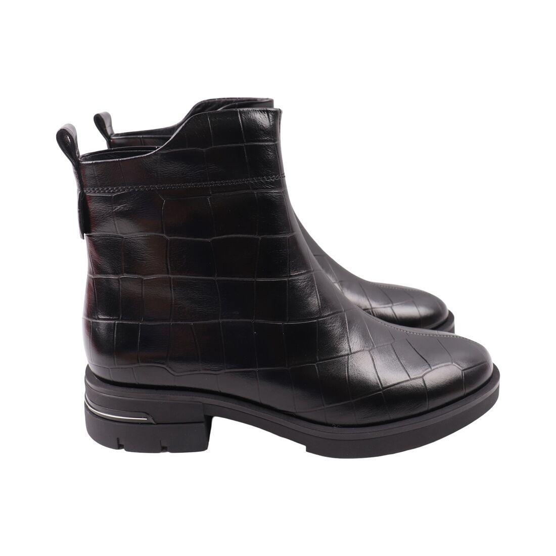 Черевики жіночі Polann чорні натуральна шкіра, 39, фото 1