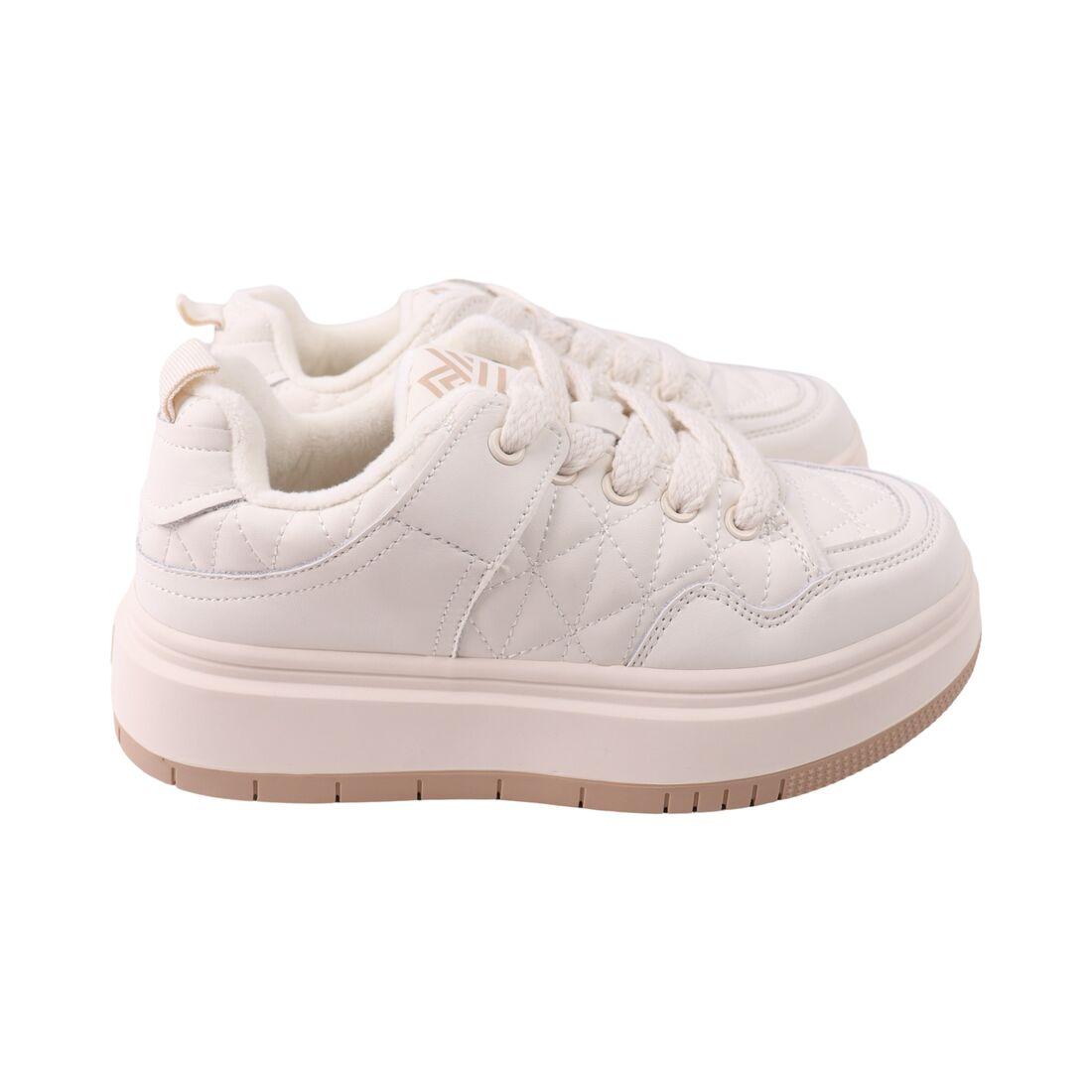 Кеди жіночі Renzoni молочні натуральна шкіра, 41, фото 1