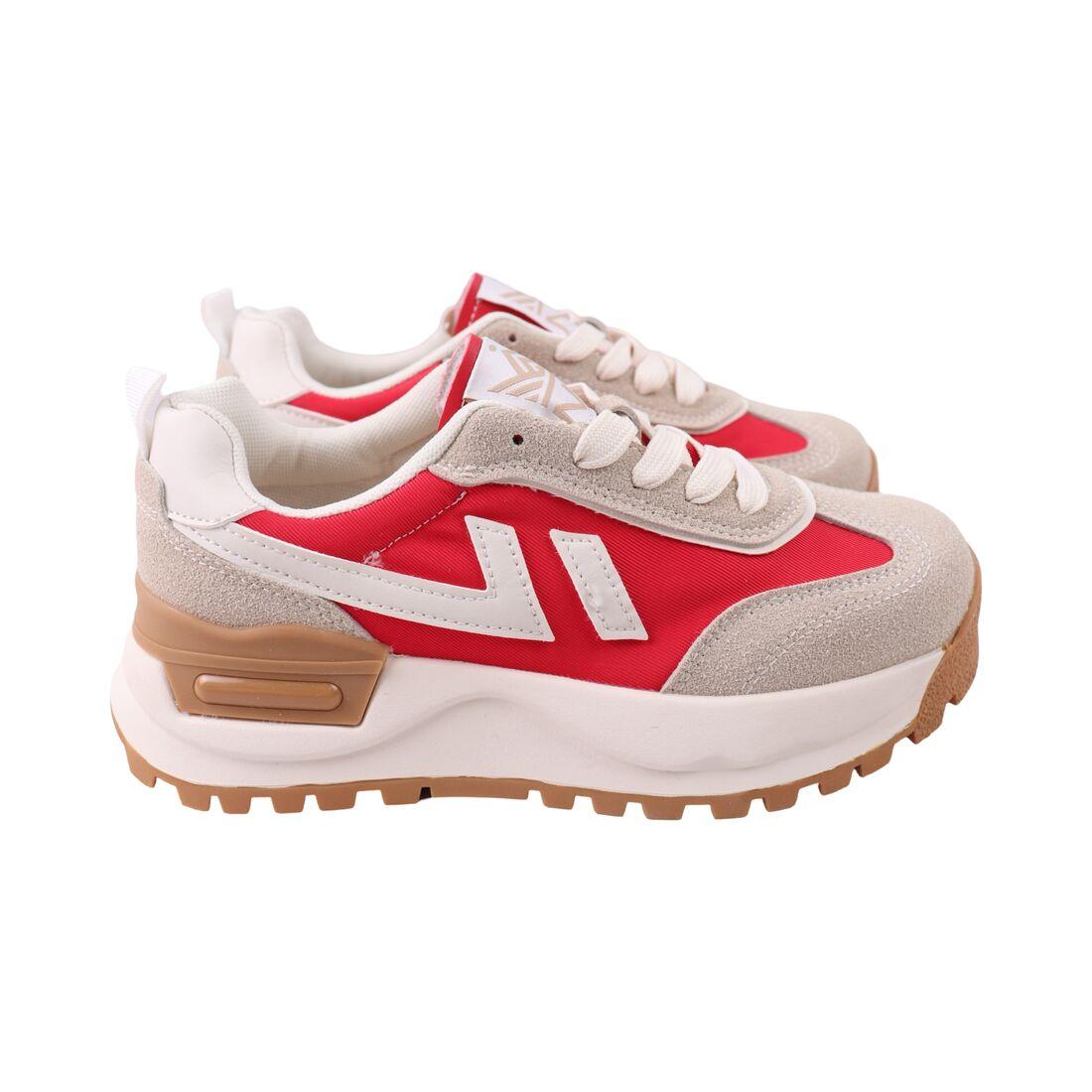 Кросівки жіночі Renzoni червоні текстиль, 40, фото 1