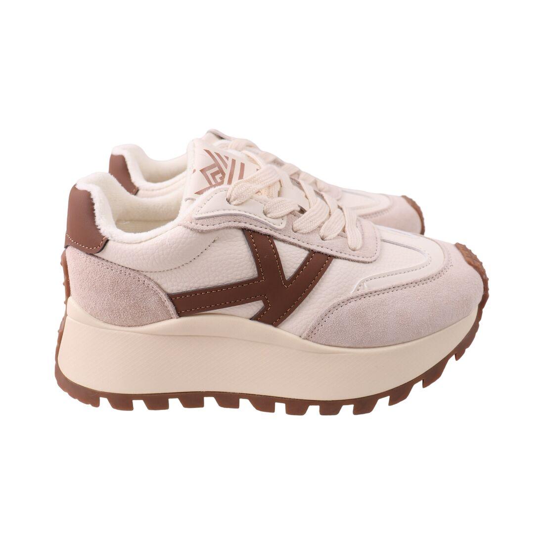 Кросівки жіночі Renzoni молочні натуральна шкіра, 38, фото 1