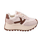 Кросівки жіночі Renzoni молочні натуральна шкіра, 38, фото 3