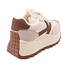 Кросівки жіночі Renzoni молочні натуральна шкіра, 38, фото 4