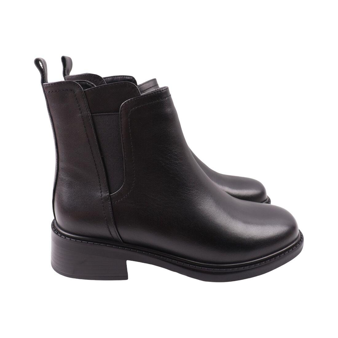 Черевики жіночі Melanda чорні натуральна шкіра, 39, фото 1