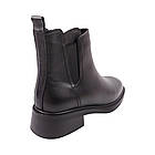 Черевики жіночі Melanda чорні натуральна шкіра, 39, фото 4