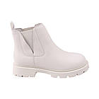 Черевики жіночі Deenoor молочні натуральна шкіра, 40, фото 3