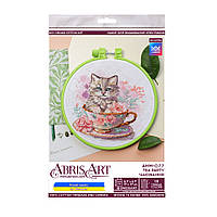 Набір Для Вишивання Хрестиком "чаювання" Ahm-077 З П'яльцями Денвер