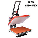 Термопрес планшетний 38x38 з висувною плитою самовідкривний Q18, фото 2