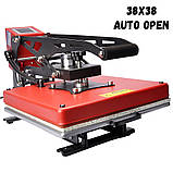 Термопрес планшетний 38x38 з висувною плитою самовідкривний Q18, фото 4