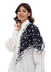 Косинка дизайнерська "Ластівки на черному"" от My Scarf