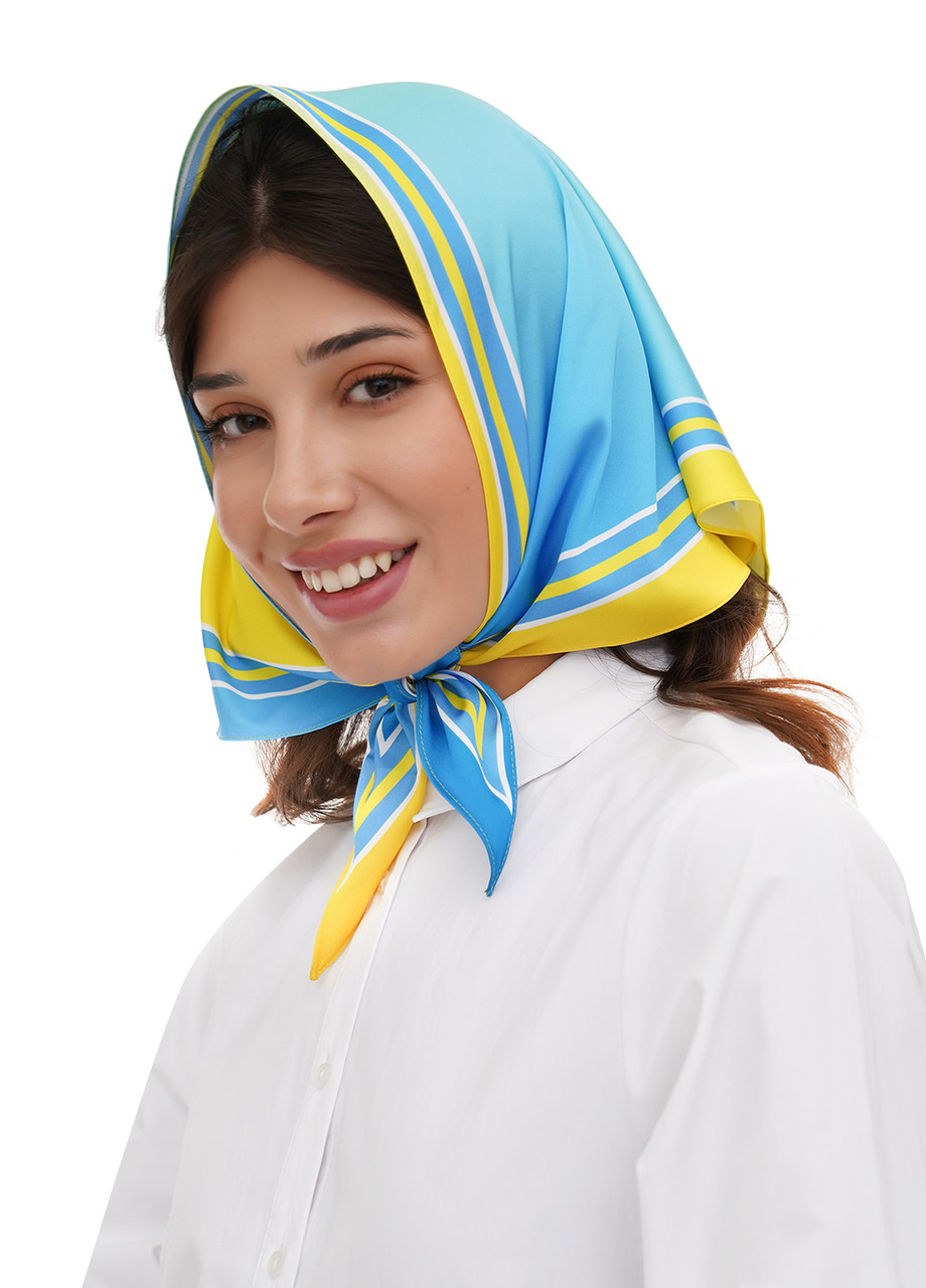 Косинка дизайнерська, бандана "З Україною в серці" від My Scarf
