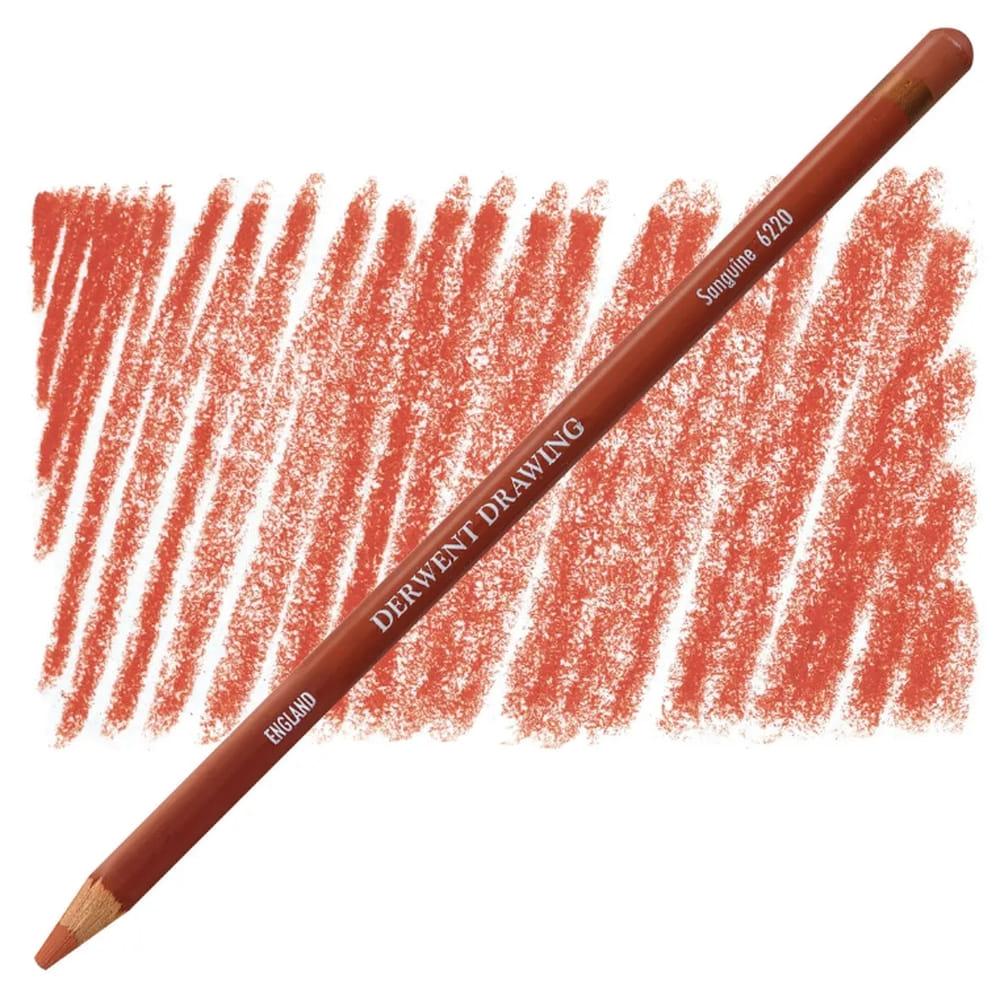 Олівець восково-м'ясний Derwent Drawing 7006**-343*_сангина (6220), фото 1