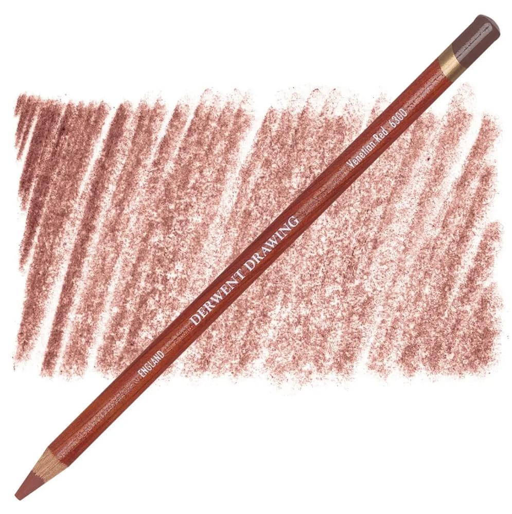 Олівець восково-м'ясний Derwent Drawing 7006**-343*_червоний венеціанський (6300)