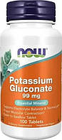 Калій NOW Potassium Gluconate 99 100 мг таб