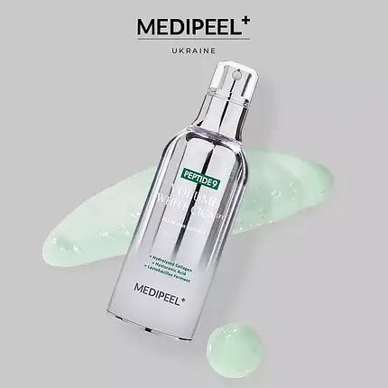 Есенція з пептидами для освітлення шкіри Medi-Peel Peptide 9 Volume White Cica Essence Pro 100 ml, фото 3