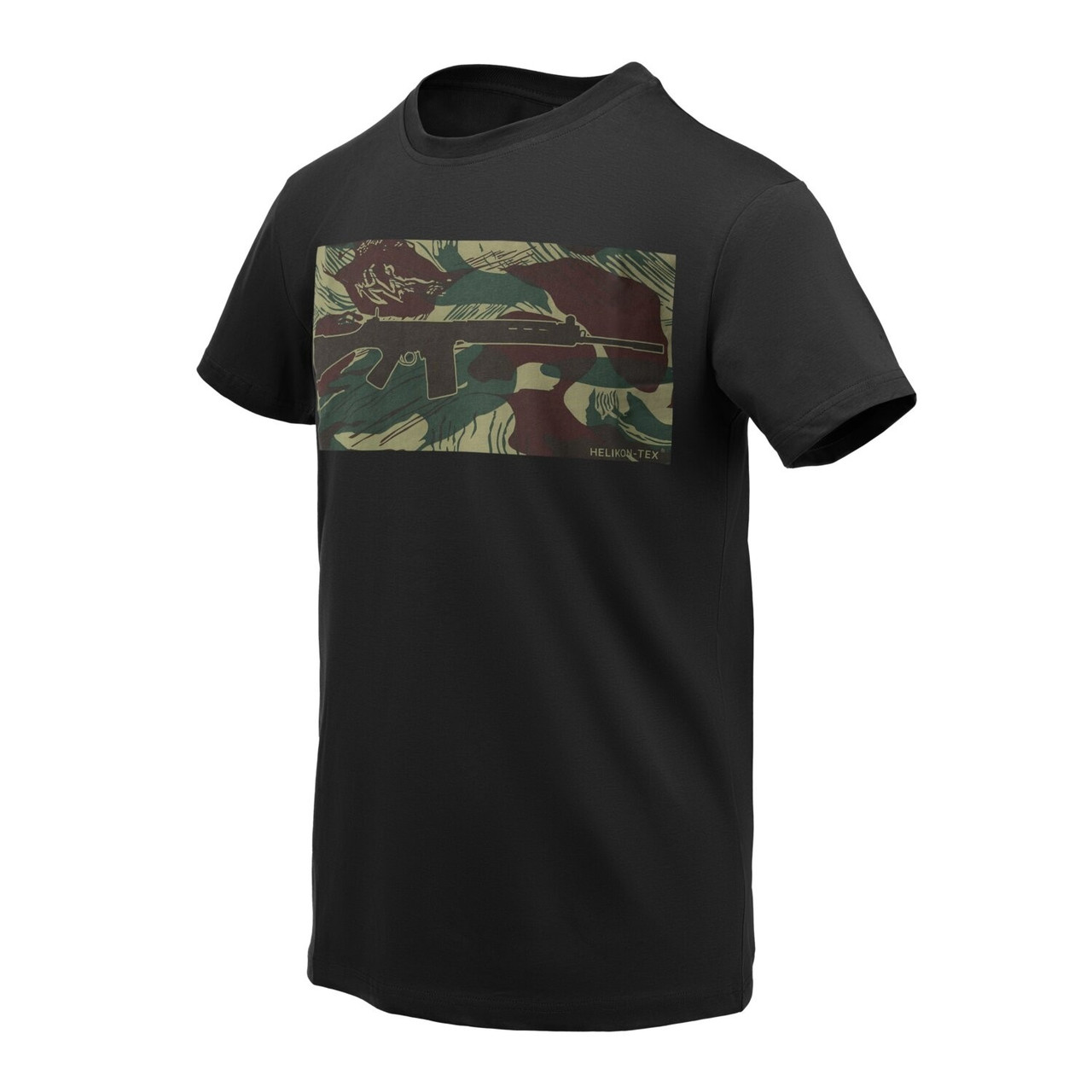 Футболка Helikon-Tex® T-shirt (FN FAL) - Black/Rhodesian Camo