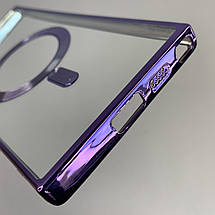 Чохол для Samsung Galaxy S24 Ultra чохол з магсейф із захистом камери на самсунг с24 ультра фіолетовий h3b, фото 5
