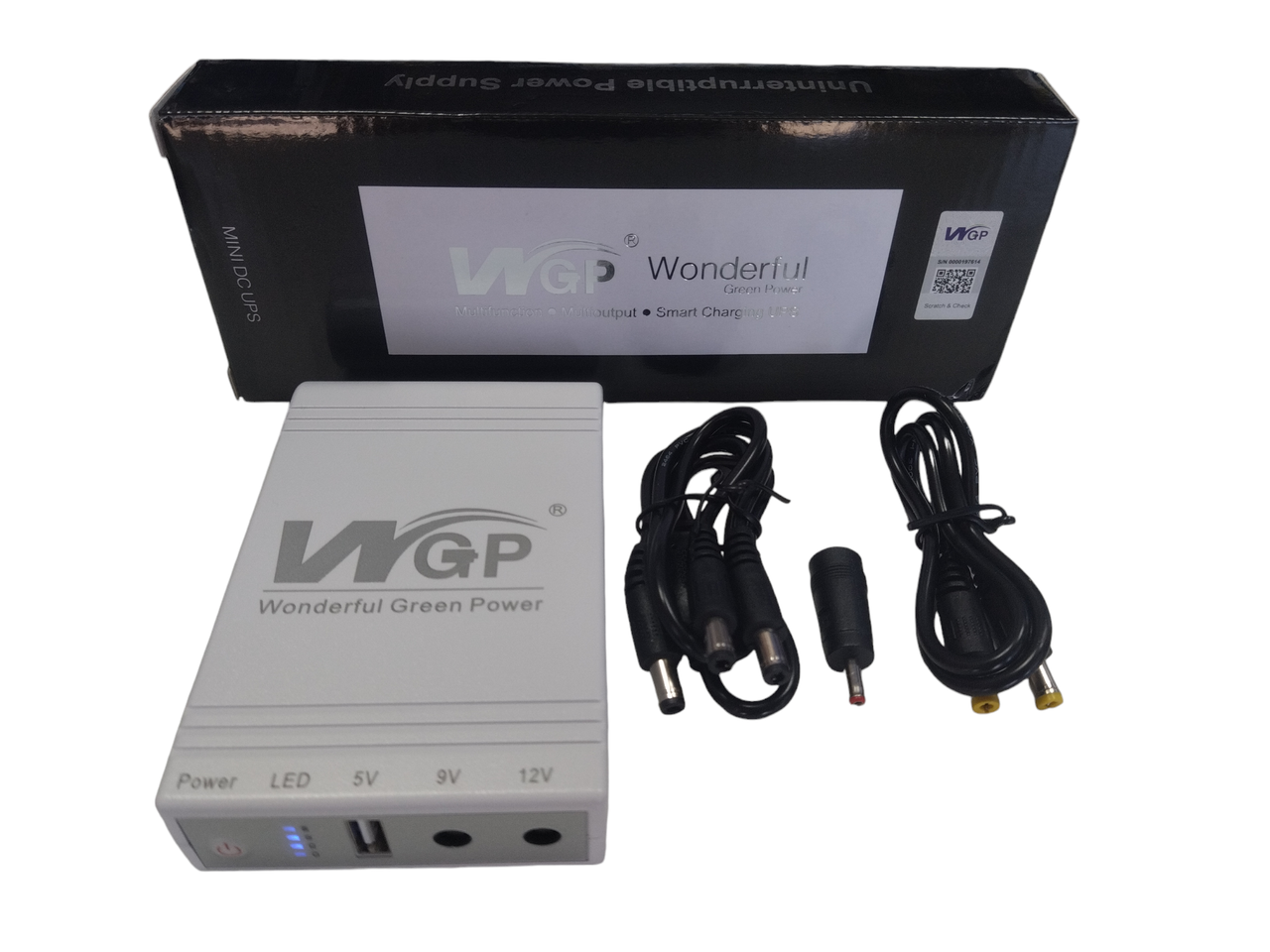 Джерело безперебойного живлення UPS WGP (10400 mAh на 5V 9V 12V)