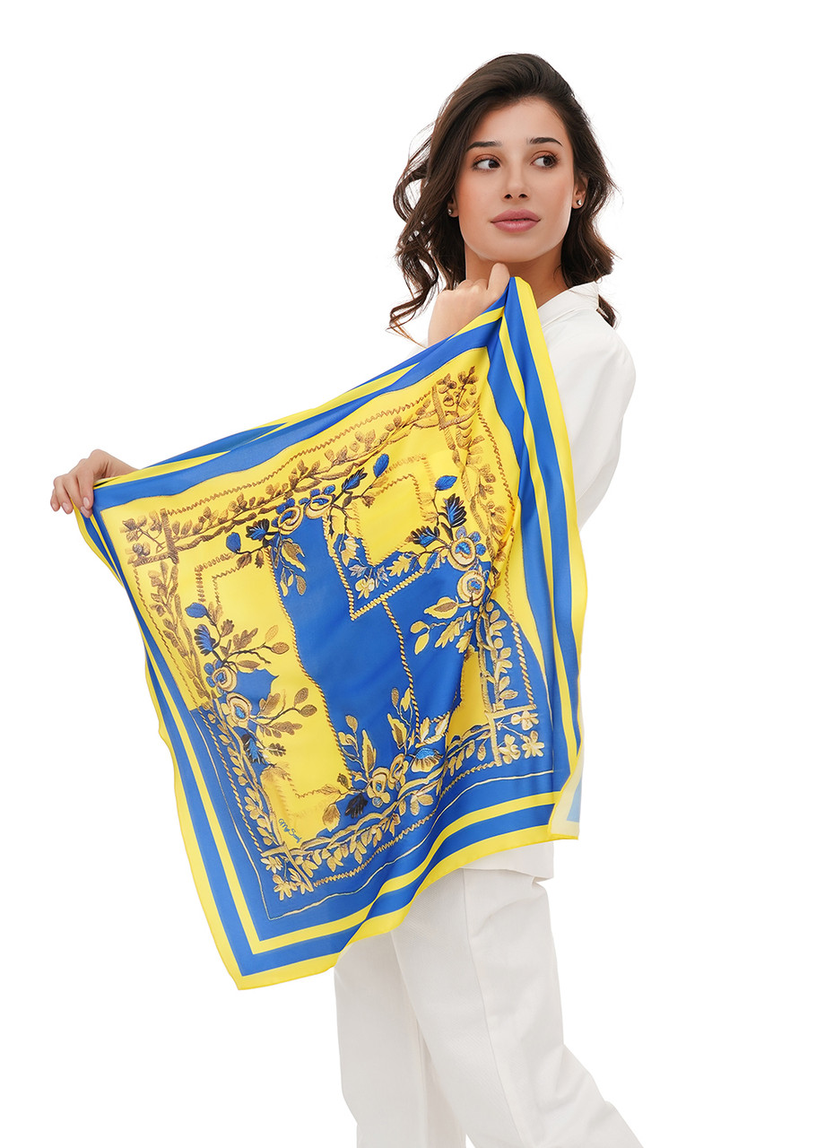 Хустка-бандана дизайнерська "Українські мотиви" від My Scarf