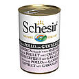 Вологий корм для котів Schesir Chicken with Shrimps філе курки з креветками в желе - банка 140г, фото 2
