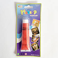 Аквагрім червоний у тюбику, 28 мл