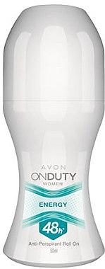 Дезодорант-антиперспірант Avon On Duty Energy 48H Anti-persrirant, для жінок, 50 мл