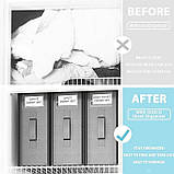 Органайзер для зберігання постільної білизни Кофр для одягу Короб у шафу складаний, фото 7