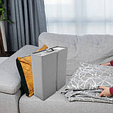 Органайзер для зберігання постільної білизни Кофр для одягу Короб у шафу складаний, фото 6