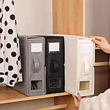 Органайзер для зберігання постільної білизни Кофр для одягу Короб у шафу складаний, фото 2