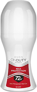 Дезодорант-антиперспірант Максимальний захист Avon On Duty 72 години, для жінок, 50 мл, термін 07/25