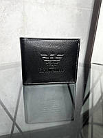 Брендовий гаманець портмоне Armani H4691 чорний